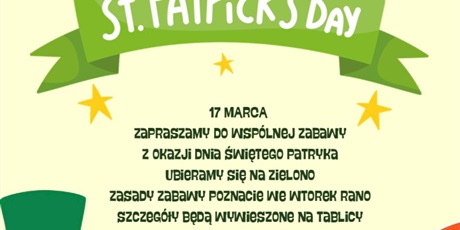 DZIEŃ ŚWIĘTEGO PATRYKA