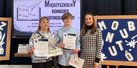 Konkurs ortograficzny w Szkole Podstawowej nr 58