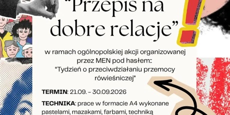 Konkurs plastyczny "Przepis na dobre relacje"