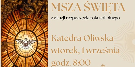 Msza Święta z okazji rozpoczęcia roku szkolnego 