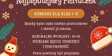 Najpiękniejszy Pierniczek - Konkurs