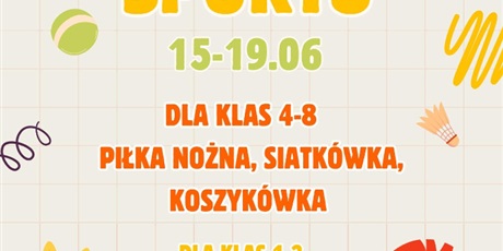 Tydzień sportu i tydzień dresów!