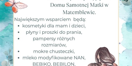 Zbiórka na Dom Samotnej Matki w Matemblewie