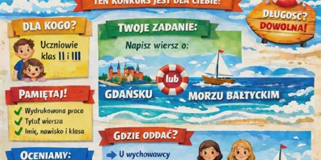 Powiększ grafikę: „GDAŃSK – MIASTEM NADMORSKIM” - SZKOLNY KONKURS LITERACKI